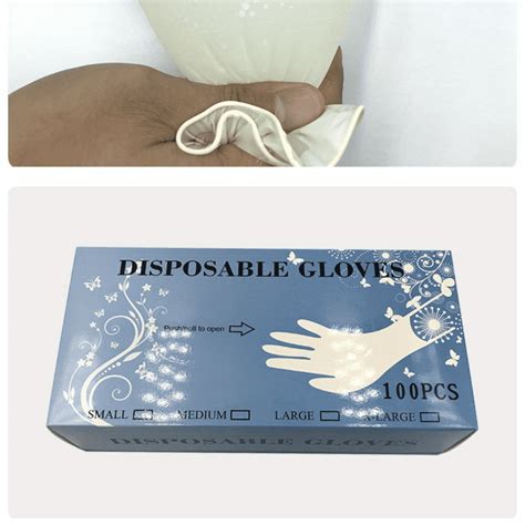 GUANGZHYZYFUS Thickened Food Grade Powder Free Latex Gloves For Labor