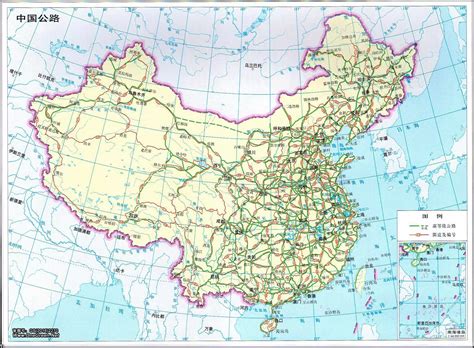 中国公路交通地图高清版 中国交通地图 地理教师网