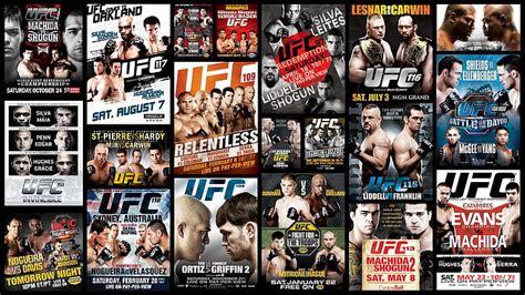 HD wallpaper: UFC poster collage, fighters, mma, mixed martial arts ...