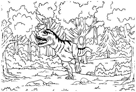 Carnotaurus Coloring Page Pdf Free Printable Coloring Pages