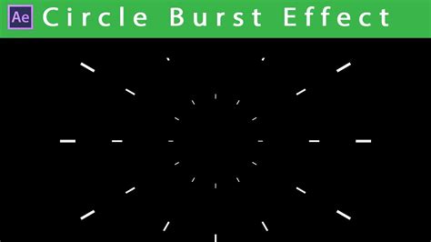 After Effects Tutorial Circle Burst Motion Graphics YouTube