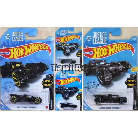 Hot Wheels Justice League Batmobile HW Batman RTH Regular Treasure Hunt Shopee Malaysia