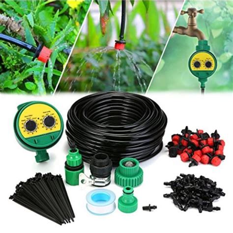 Dotopon25m Kit d arrosage goutte à goutte Irrigation Arrosage