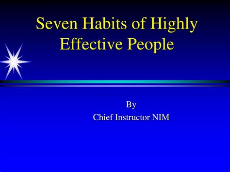 Ppt Seven Habits Of Highly Effective People Powerpoint Presentation Free Download Id 6679062