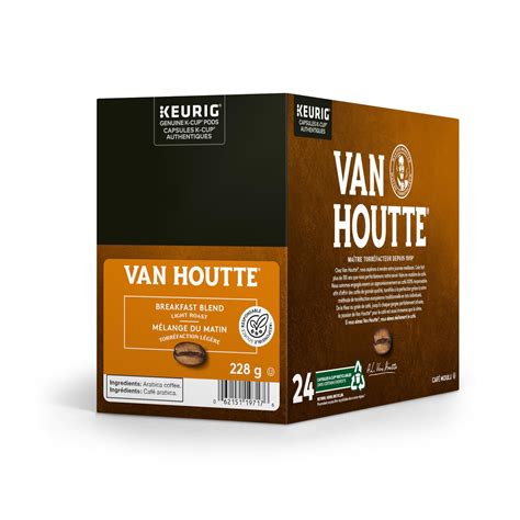 Van Houtte Single Serve Coffee K Cup Pods Breakfast Blend Box Of 24