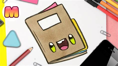 COMO DIBUJAR UNA CARPETA KAWAII Dibujos Kawaii Faciles Aprender A