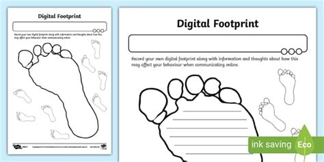 Digital Footprint Hecho Por Educadores Twinkl