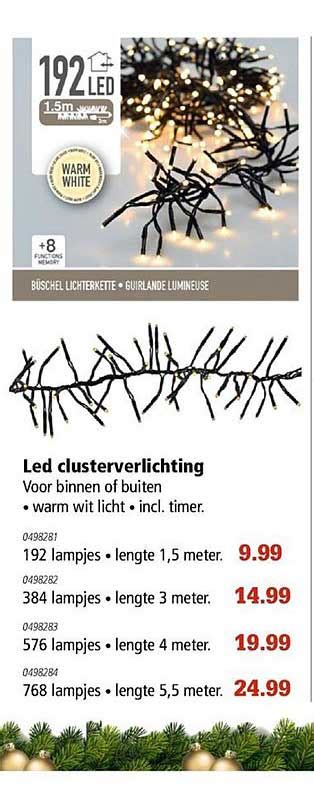 Led Clusterverlichting Aanbieding Bij Marskramer Folders Nl