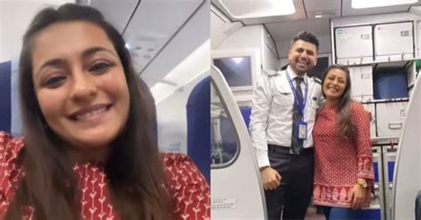 Indigo Pilot Surprises Wife With In Flight Announcement His Message