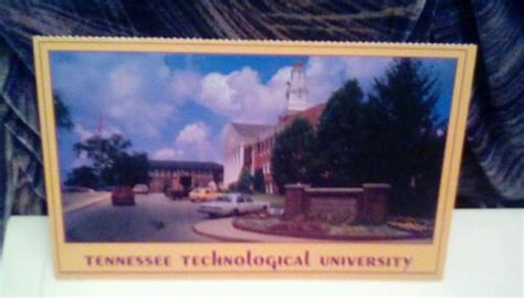 Vintage Tennessee Tech University 1980s Postcard Cookeville Derryberry