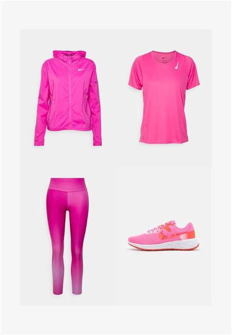 Nike Performance Tights Active Fuchsia Reflective Silver Pink