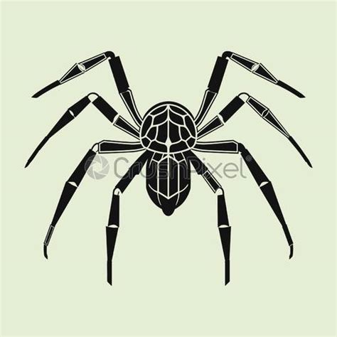 Haunting Spider Silhouette for Halloween Ambiance - stock vector ...