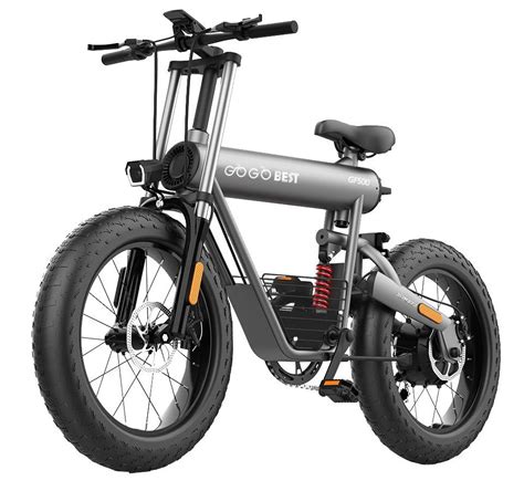 GOGOBEST E Bike 20 Zoll Elektrofahrrad GF500 7 Speed 3 Riding Modes