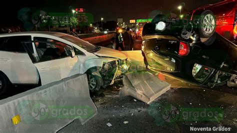 Aparatoso Choque Y Volcadura En De Febrero En Quer Taro