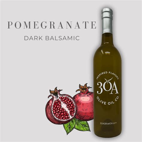 Pomegranate Dark Balsamic A Olive Oil Co