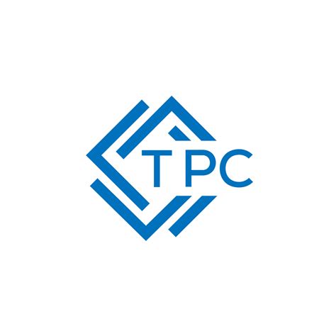 Tpc Tecnología Letra Logo Diseño En Blanco Antecedentes Tpc Creativo