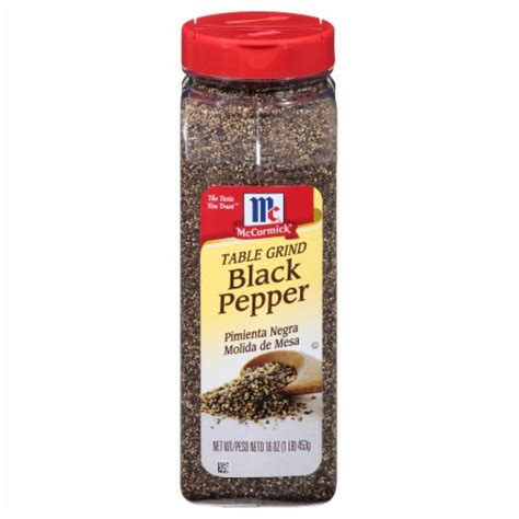 Mccormick Table Grind Black Pepper Oz Fred Meyer