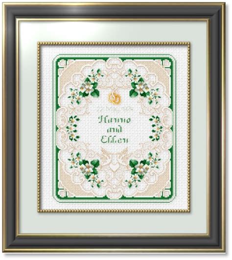 Cross Stitch Pattern Wedding Sampler Free Patterns