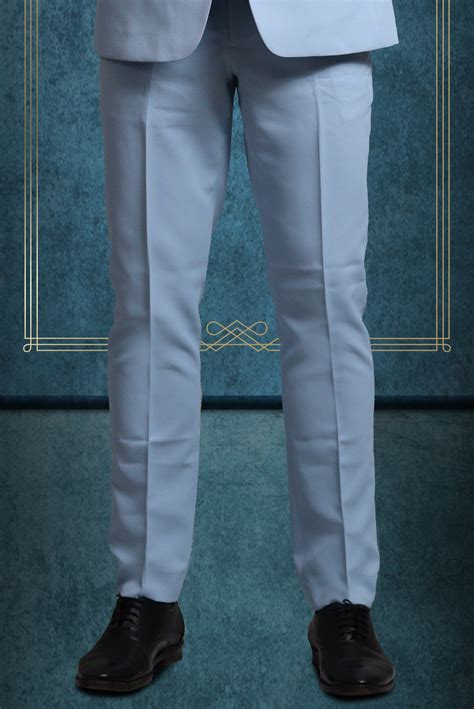 polyster aqua blue suit