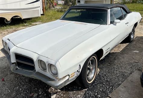 1972 Pontiac LeMans Convertible White RWD Manual Sport Classic