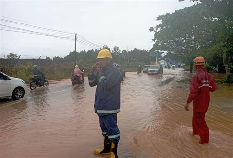 Atasi Banjir Di Simpang Bandara Lama Pemko Tanjungpinang Bangun Polder