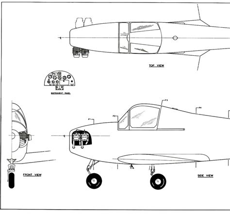 Mooney Mite 1955 Model 6725” Plan Set 301sd Precision Cut Kits