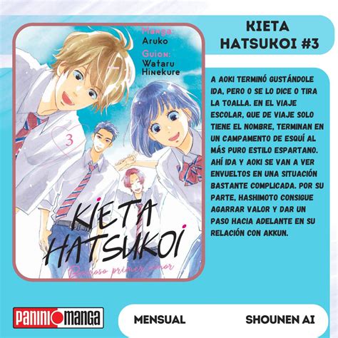 PaniniMangaMx On Twitter Ya Tenemos El Tomo 3 De Kieta Hatsukoi