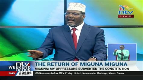 NTV Kenya On Twitter Miguna Miguna I Believed That Raila Won The