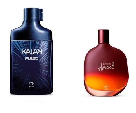 Combo Perfumes Masculinos Natura Kaiak Pulso Qu Mica De Humor