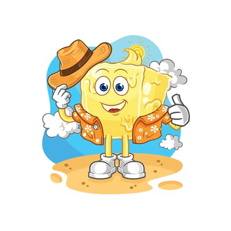 butter character cartoon vector 10741325 Vector Art at Vecteezy