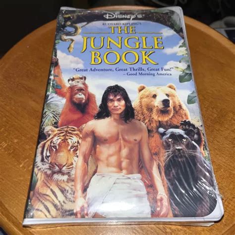 THE JUNGLE BOOK Rudyard Kipling VHS Disney 1995 Good Cond Clamshell