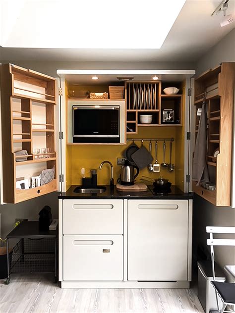 Hive Mini Kitchenette - Midcentury - Kitchen - Cheshire - by Culshaw Kitchen Makers | Houzz