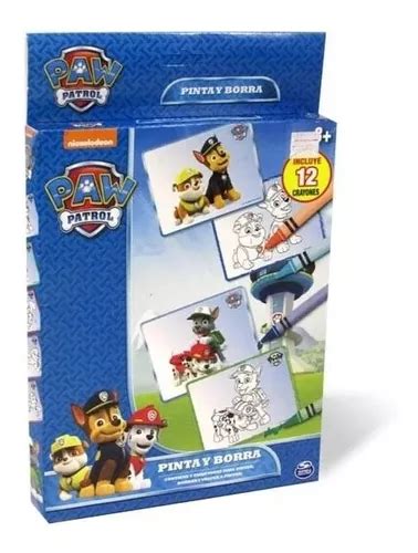 Paw Patrol Pinta Y Borra 1612 Srj MercadoLibre