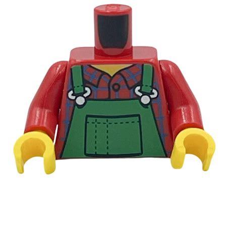 Torses Lego Lego Mini Figurine Torse Salopette Fermier Q La