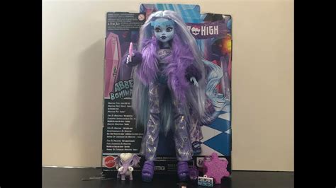 Monster High G Abbey Bominable Review Youtube