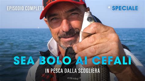 Pesca A Bolognese In Mare Cefali Dalla Scogliera Speciale E