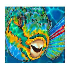 Coral Queen Parrotfish Painting By Daniel Jean Baptiste Fine Art America