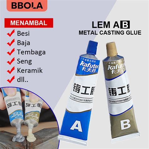 Jual Lem Ab Epoxy Kuat Penambal Besi Steel Metal Radiator Anti Bocor