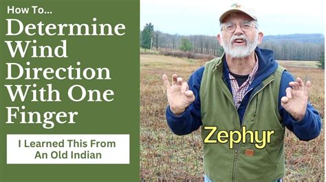 How To Determine Wind Direction With One Finger Old Indian Trick