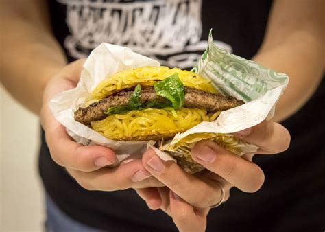 The Original Ramen Burger Homemade Ramen Ramen Burger Burger