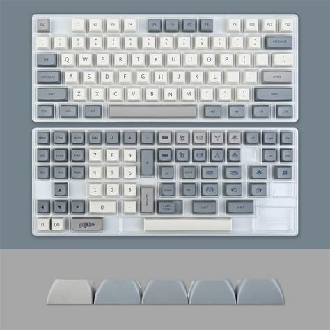 Guffercty Kred XDA Profile Keycaps 137 PBT Key Retro Cap Cover Set Dye