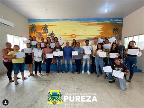 Prefeitura De Pureza ENTREGA DOS CERTIFICADOS DE TODOS OS CURSOS