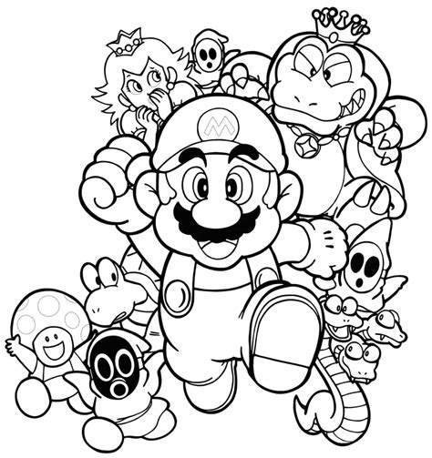 Dibujos De Mario Bros Para Colorear Colorear24