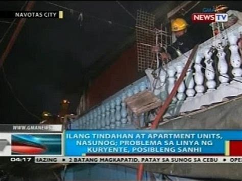 Ilan Tindahan At Apartment Units Sa Navotas City Nasunog Dahil Umano