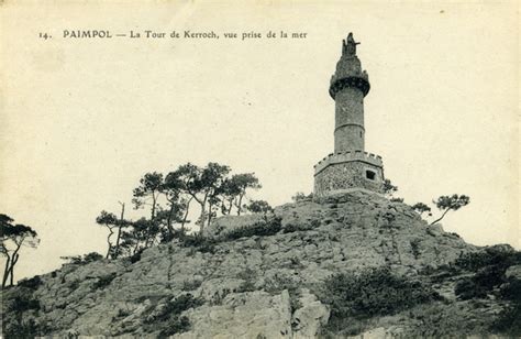 Paimpol La Tour De Kerroch Vue Prise De La Mer Carte Postale