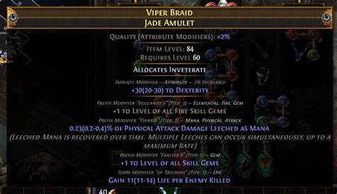 Amulet Crafting For Srs Guardian Rpathofexile