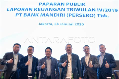 KINERJA BANK MANDIRI TRIWULAN IV 2019 ANTARA Foto