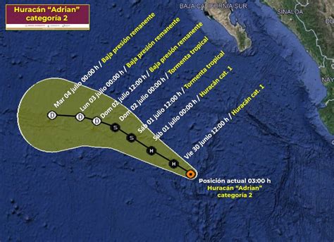 Adri N Se Convierte En Hurac N Categor A Esta Es Su Ruta En Vivo