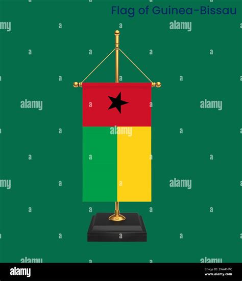 High Detailed Flag Of Guinea Bissau National Guinea Bissau Flag