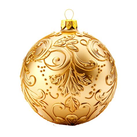 Gold Christmas Ornaments Png